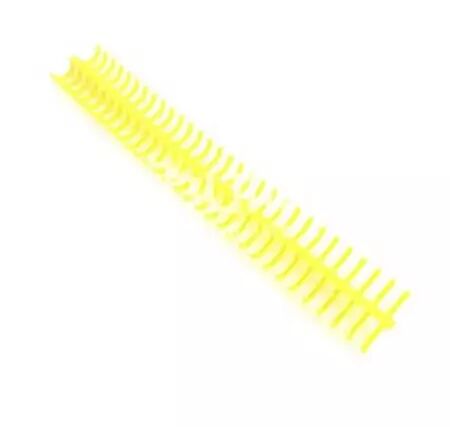 Spirale plastique pour reliure - Jaune