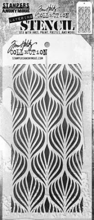 Stencil - Deco Feather