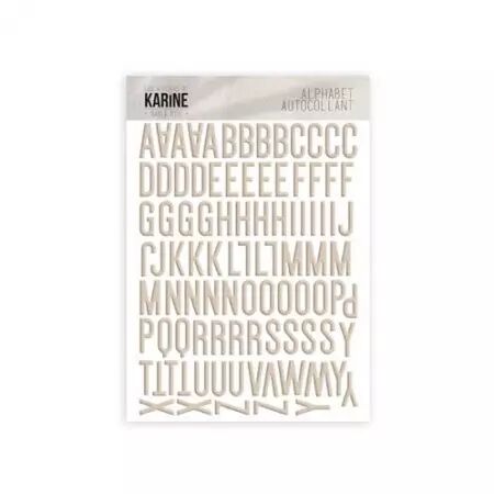 Stickers - Sable d\'or - Alphabet Sable