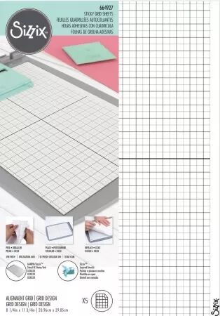 Sticky Grid Sheets - Feuilles quadrillées autocollantes