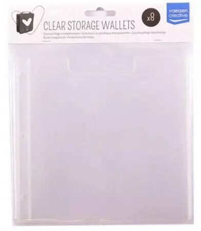 Storage Folder - Clear wallets