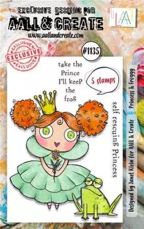 Tampon - A7 - #1135 - Princess & Froggy