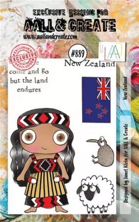 Tampon - A7 - #889 - Worldcollection  - New Zealand