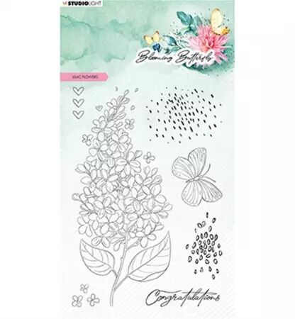 Tampon - Blooming Butterfly - Lilac Flowers