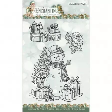 Tampon - Enchanting Christmas - Bonhomme de neige