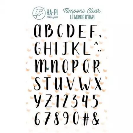 Tampon - Le Monde d\'HAPI - Adorable alphabet