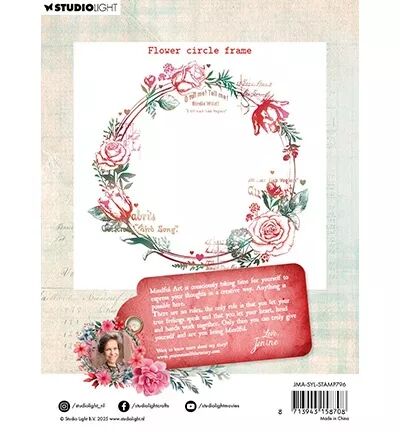 Tampon - Sending you Love - Flower Circle Frame