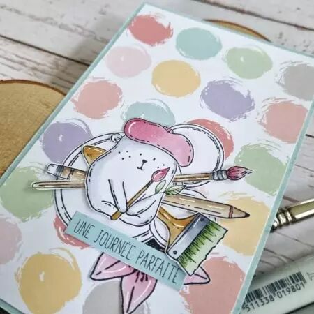 Tampon cling - Journal Chromatique - Doudou Calin artiste