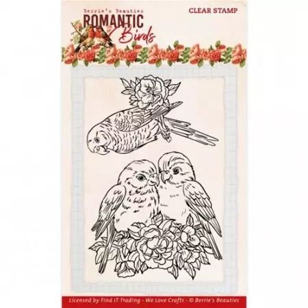 Tampons - Romantic Birds - Parrots