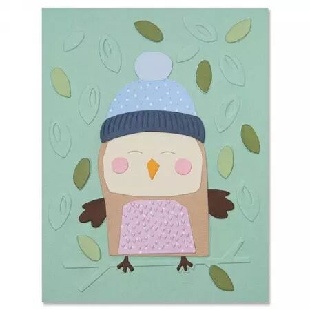 Thinlits et classeur de gaufrage - Cozy owl