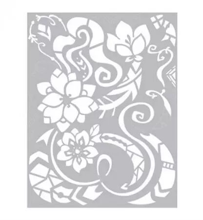 Thinlits Plus A4 - Floral Swirls