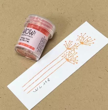 Wow! Embossing Powder - Orange twist