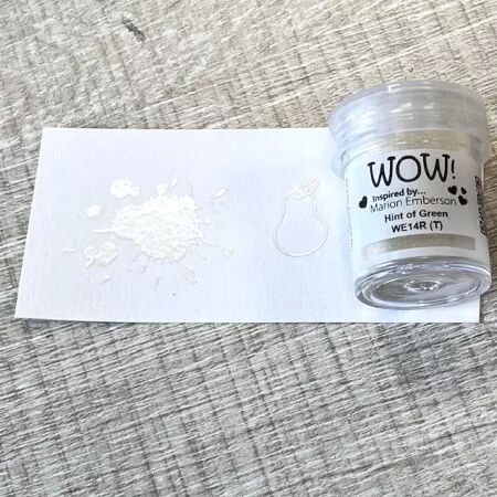 Wow! Embossing Powder - Pearl - Hint of Green