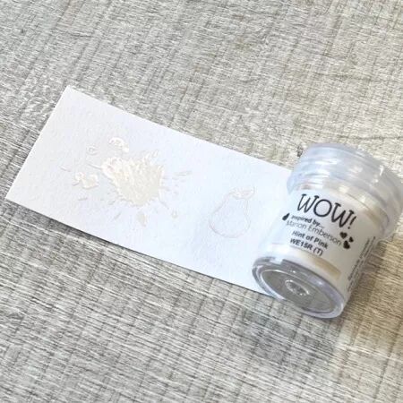 Wow! Embossing Powder - Pearl - Hint of Pink