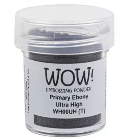 Wow! Embossing powder - Primary Ebony - Ultra High