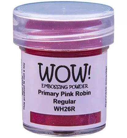 Wow! Embossing Powder - Primary Pink Robin