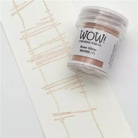 Wow! Embossing Powder - Rose Glintz