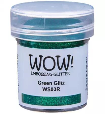 Wow! Embossing Powder Glitter - Green Glitz