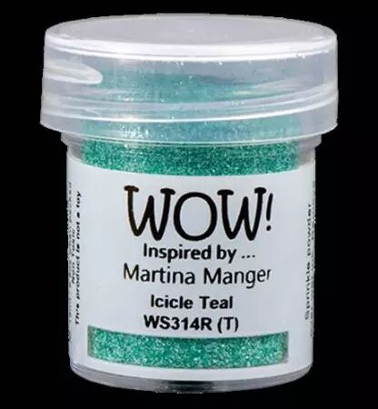 Wow! Embossing Powder Glitter - Icicle Teal