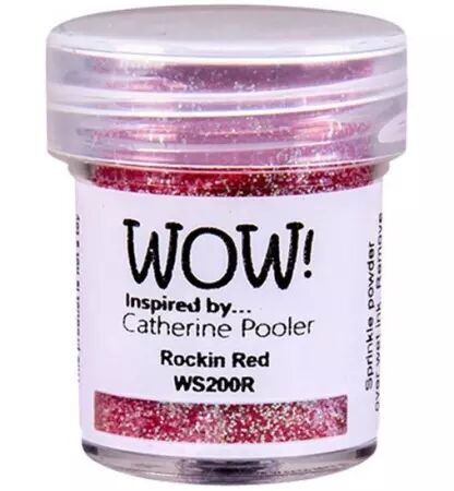 Wow! Embossing Powder Glitter - Rockin Red